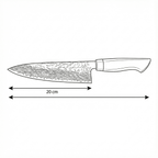 Japanese-Style Chef’s Knife – 7.9 inch (20 cm) Precision Blade