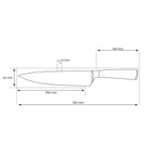 Japanese-Style Chef’s Knife – 8.1 inch (20.5 cm) Precision Blade