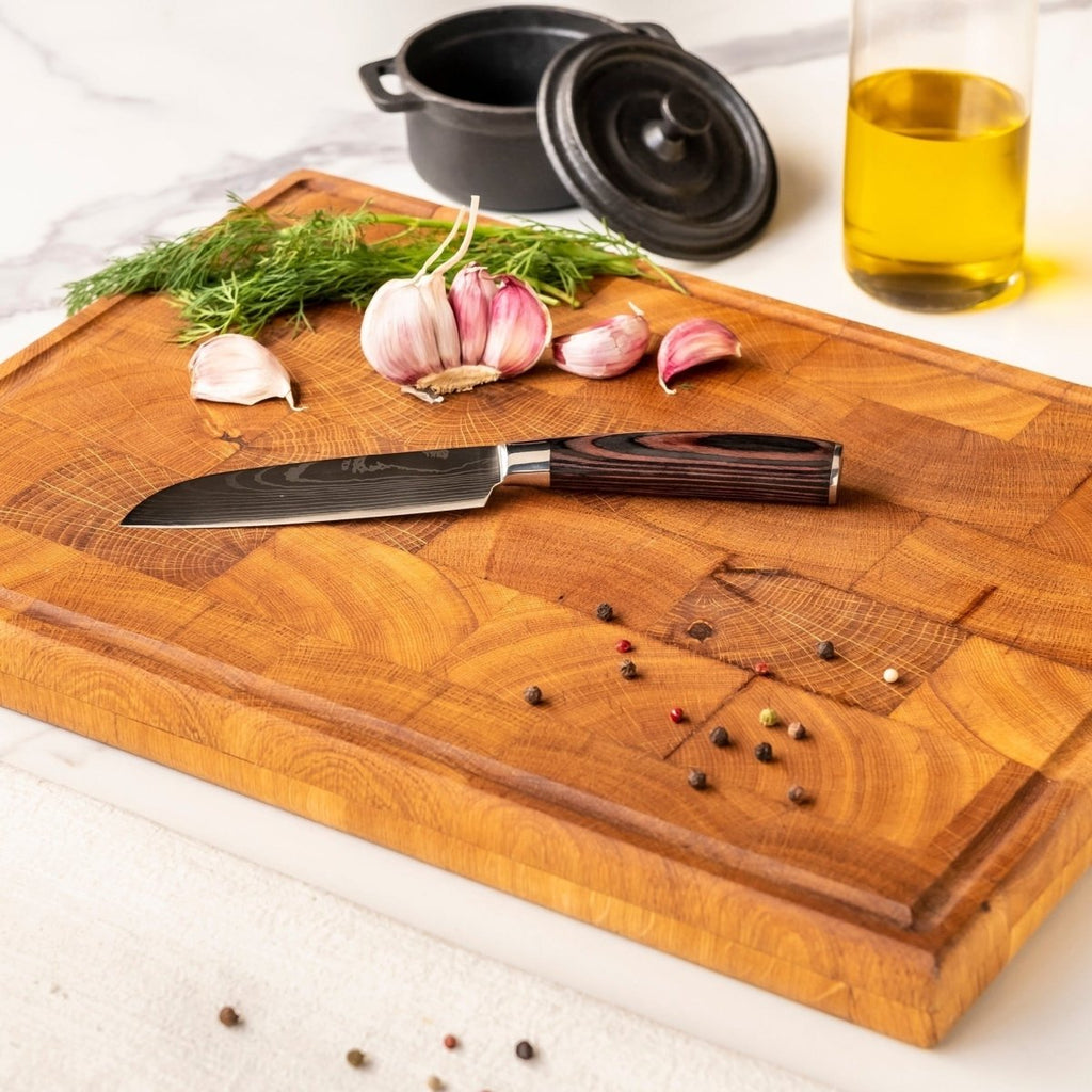 Japanese-Style Santoku Knife – 6.7 inch (17 cm) Compact Blade