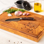 Japanese-Style Santoku Knife – 6.7 inch (17 cm) Compact Blade