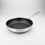 7pc Clad Hybrid Cookware Set with Lids & Wok Bundle