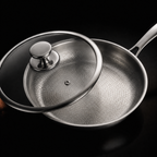 Hand-Hammered Titanium Multi-Pan Cook Set with Cutting Board (5 Pans, 8–10 Inch)
