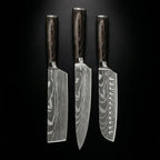 Japanese-Style Knife Set – Precision Collection (3-Piece Set)
