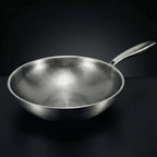 Hand-Hammered Titanium Family Set: 4 Pans & Utensils